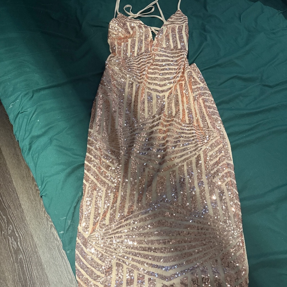 Sequin mini dress